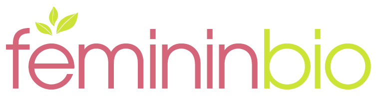 Logo FemininBio original créé en 2007 par l'agence web Mentalworks